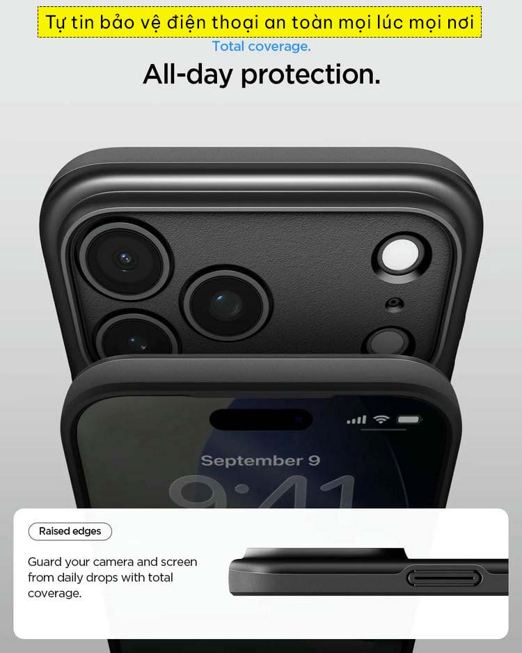 Ốp lưng iPhone 17 Pro Max Spigen Thin Fit Magfit 3